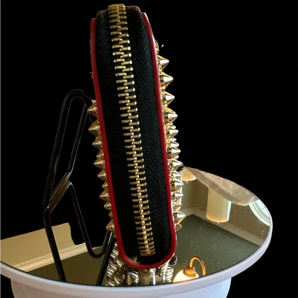 Christian Louboutin cheetah full zip around long wallet! LIKE NEW!! - Picture 5 of 8